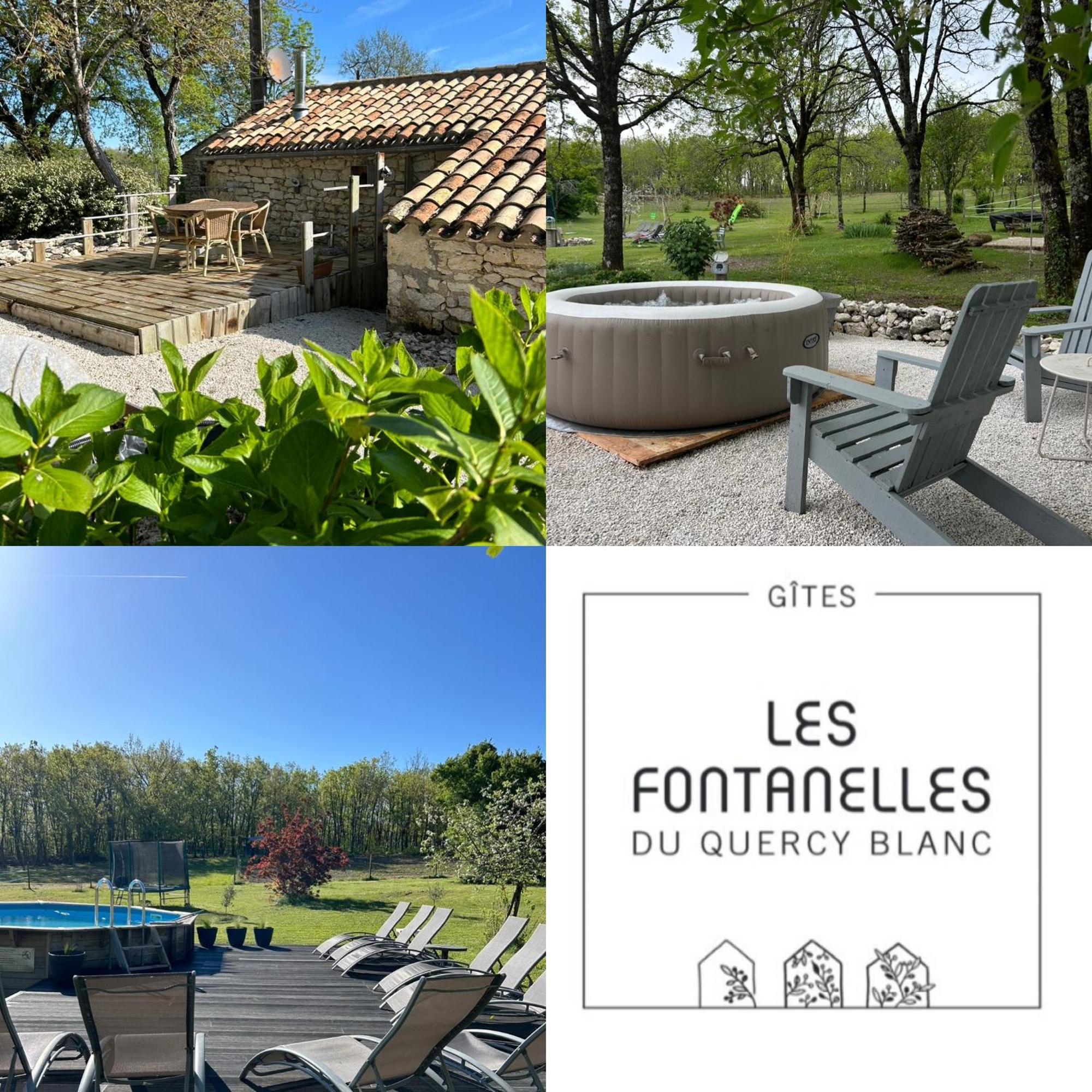 Montcuq Les Fontanelles Du Quercy Blancヴィラ エクステリア 写真