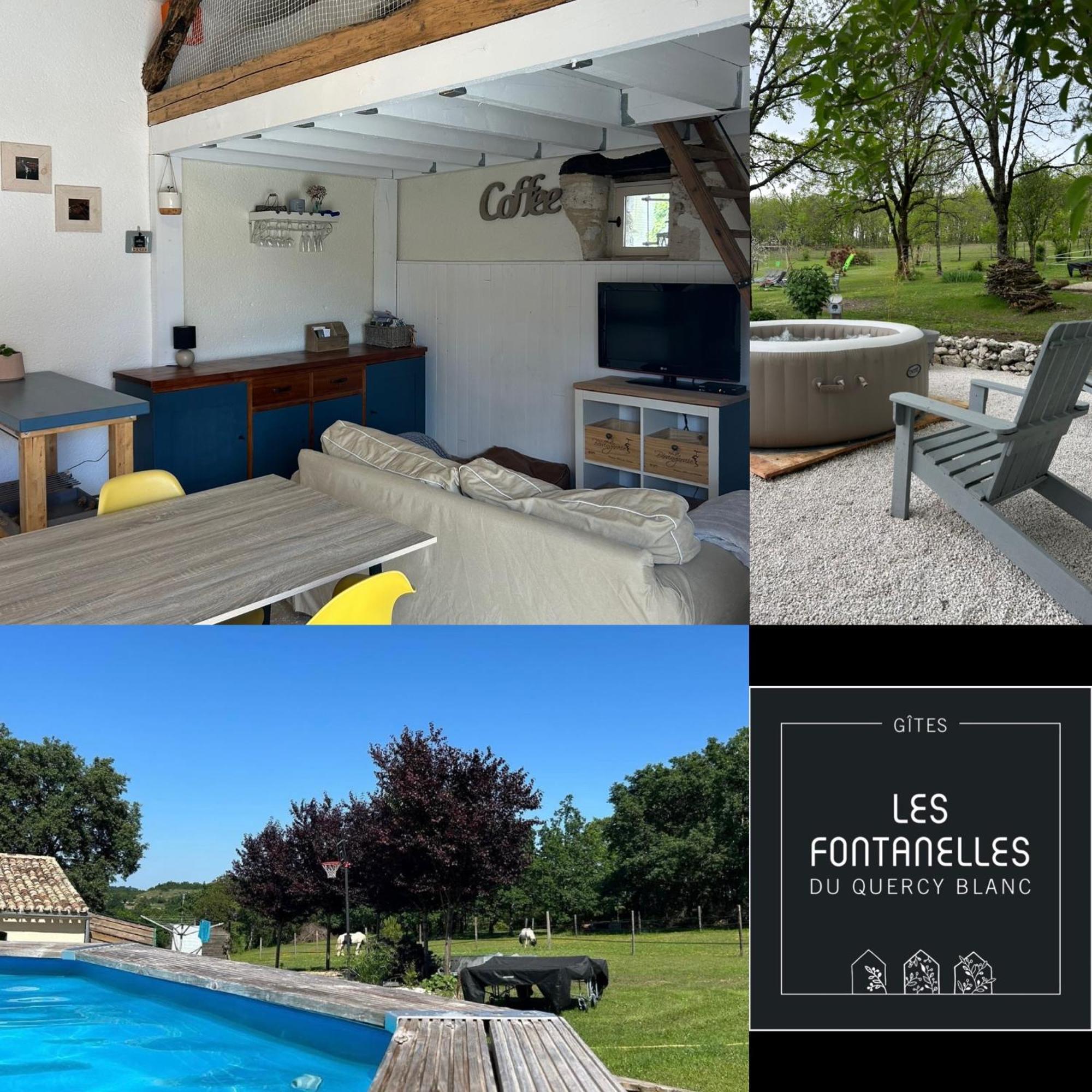 Montcuq Les Fontanelles Du Quercy Blancヴィラ エクステリア 写真